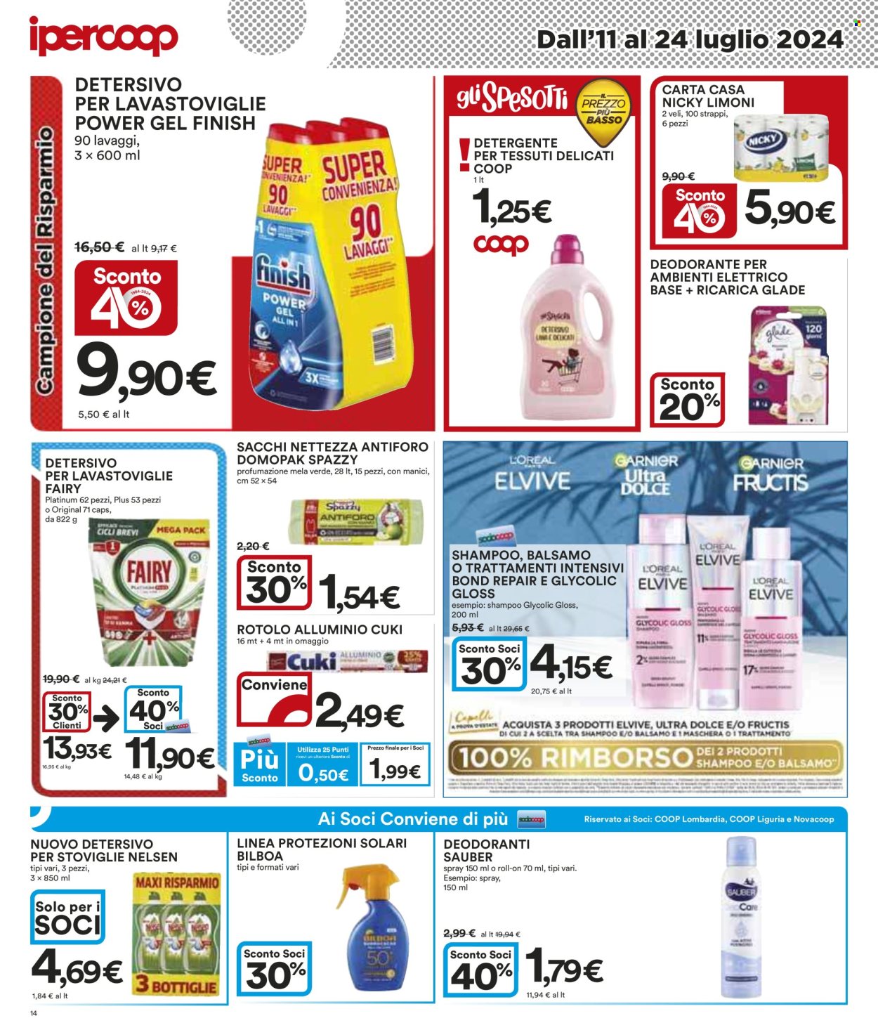Volantino Coop - 11/7/2024 - 24/7/2024. Pagina 14