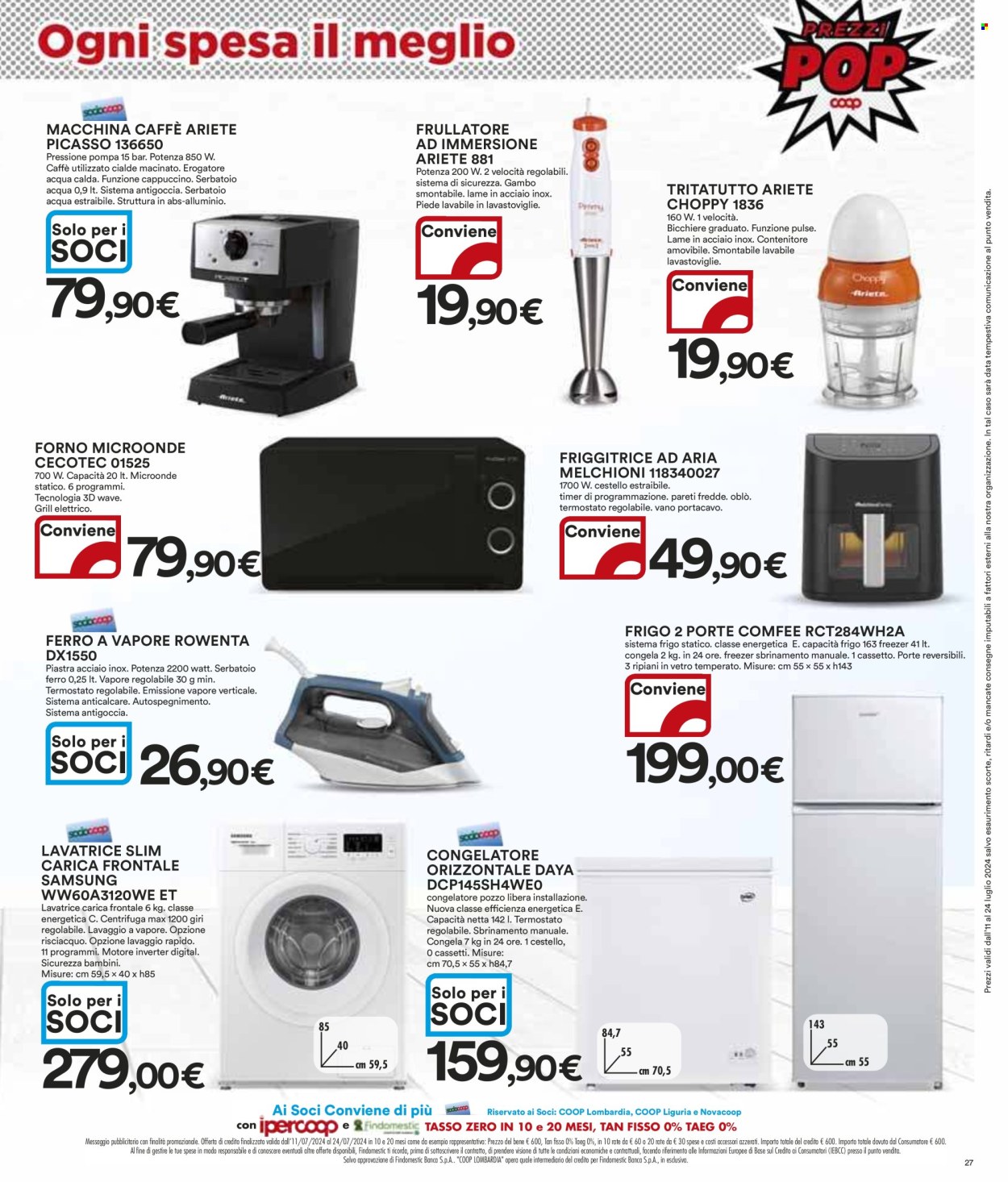 Volantino Coop - 11/7/2024 - 24/7/2024. Pagina 27