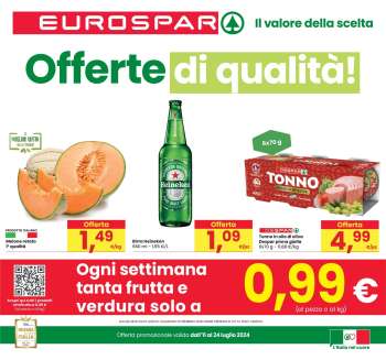 Volantino Eurospar - 11/7/2024 - 24/7/2024.