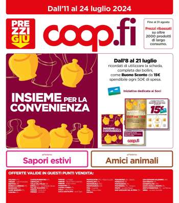Volantino Coop - 10/7/2024 - 23/7/2024.