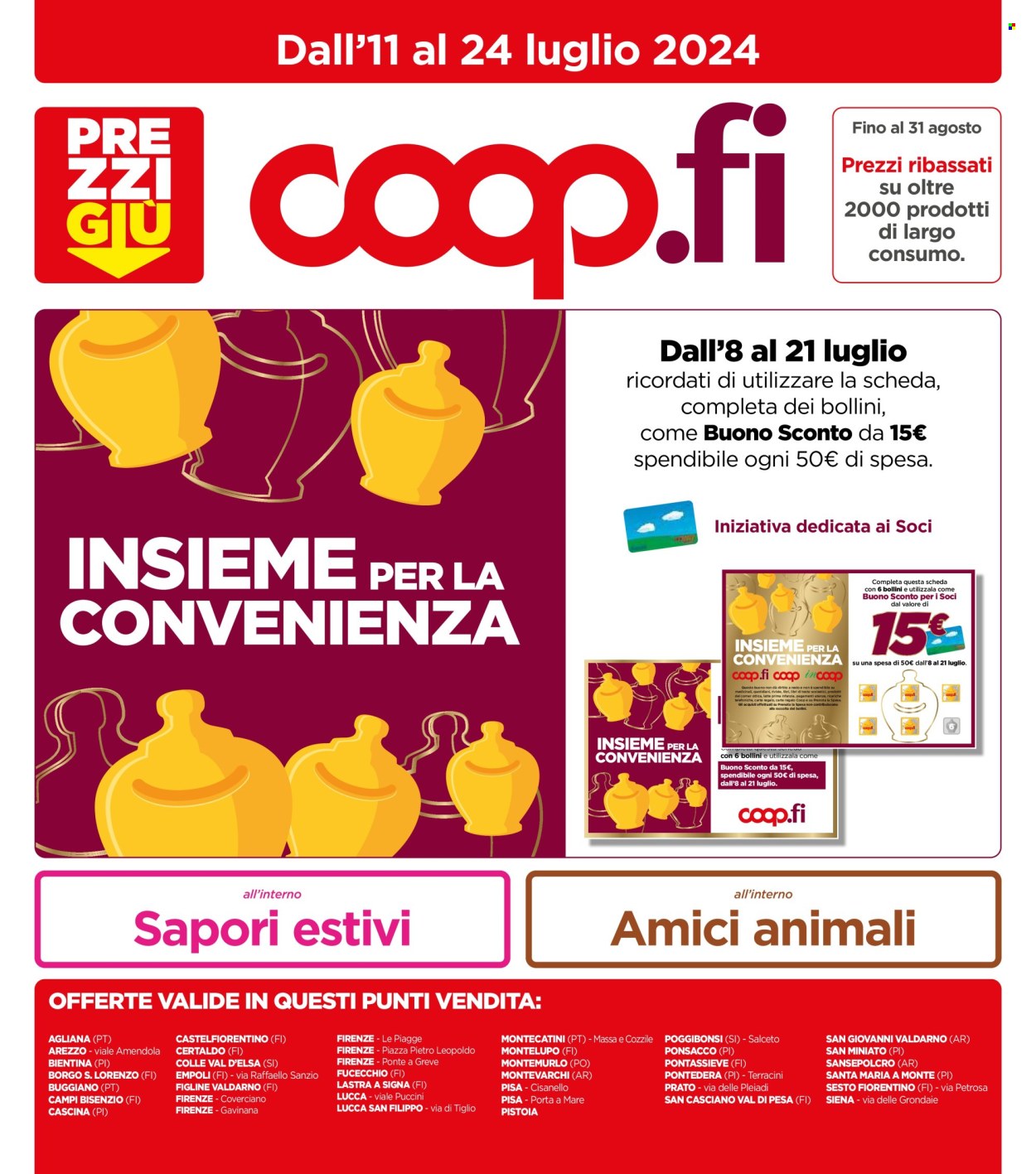 Leták Coop - 10.7.2024 - 23.7.2024. Strana 1