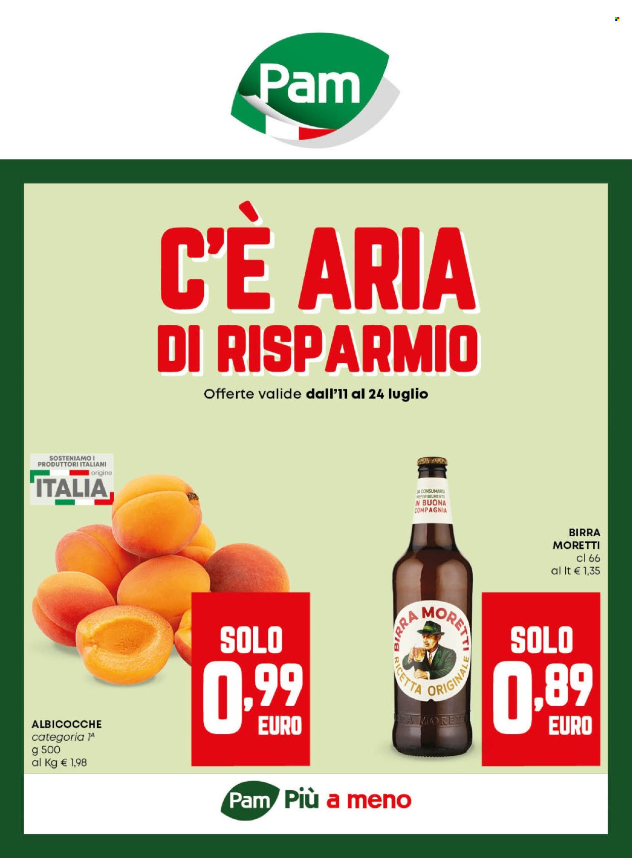 Volantino Pam Panorama - 11/7/2024 - 24/7/2024. Pagina 1