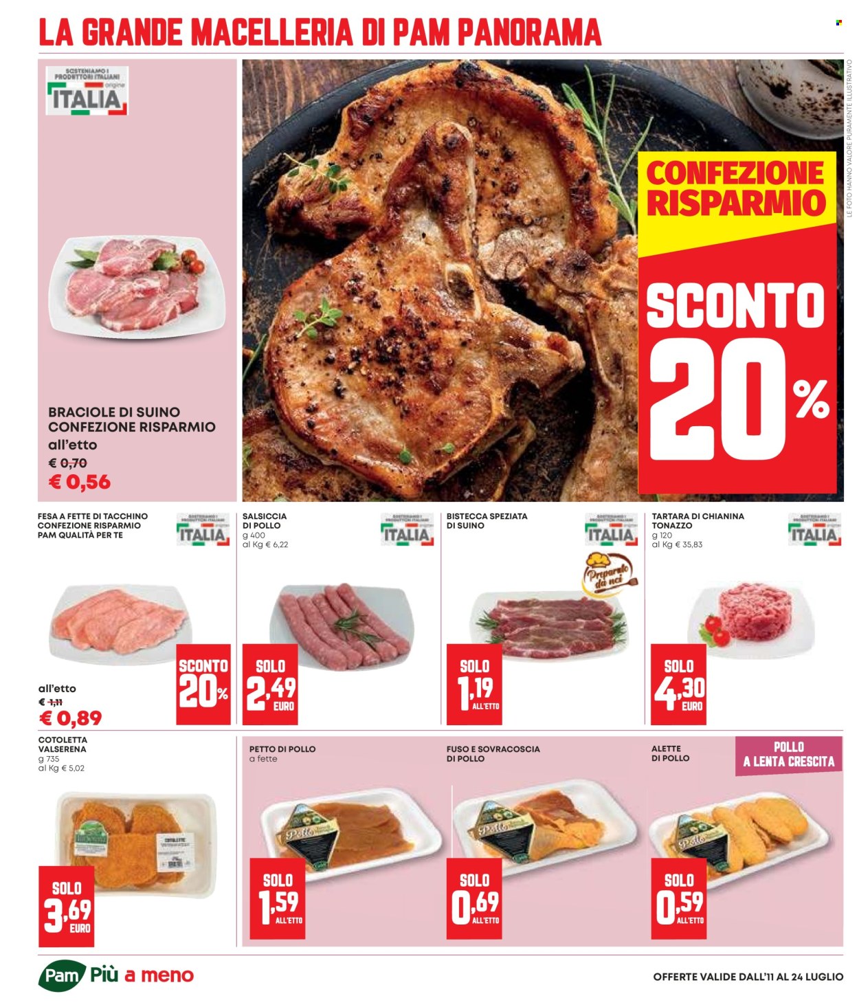 Volantino Pam Panorama - 11/7/2024 - 24/7/2024. Pagina 12
