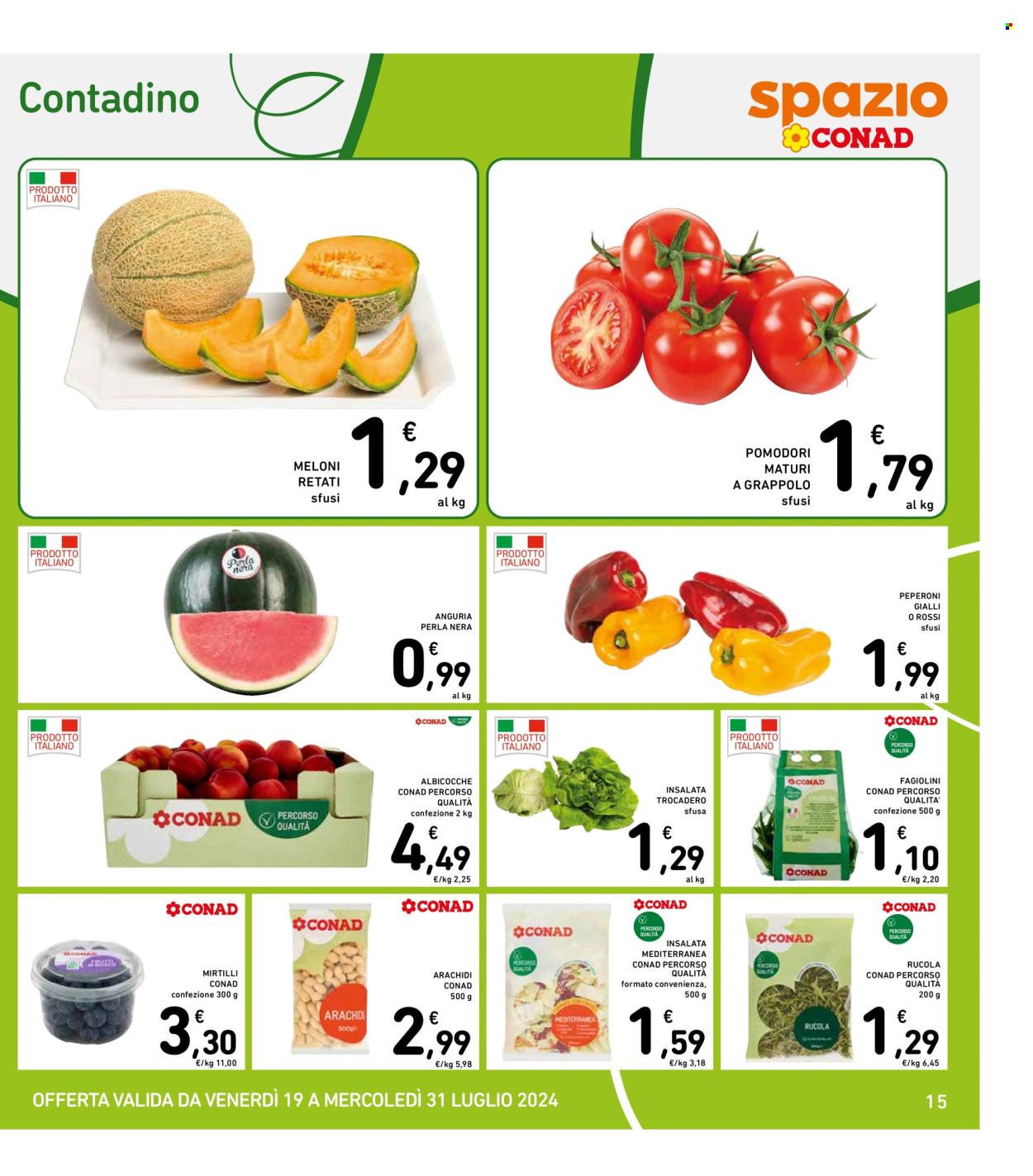 Volantino Spazio Conad - 19/7/2024 - 31/7/2024. Pagina 15