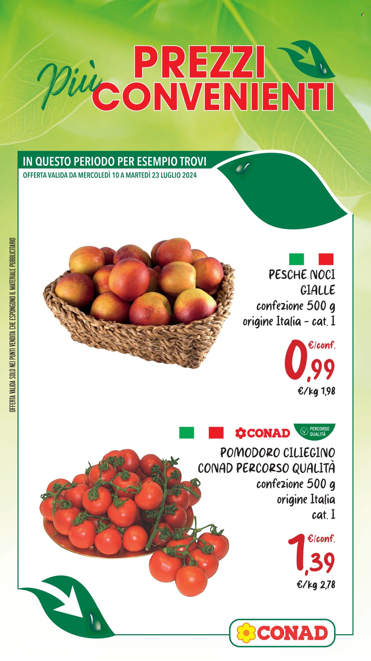 Volantino Conad - 10/7/2024 - 23/7/2024. Pagina 2