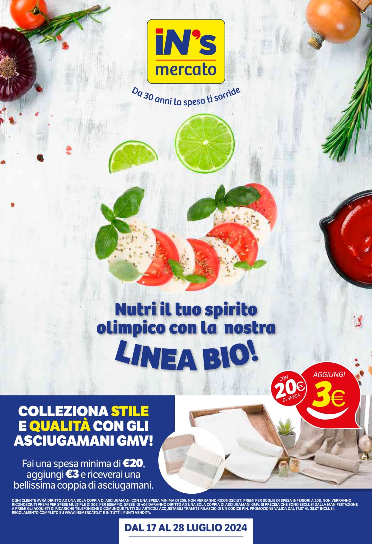 Volantino iN's Mercato - 17/7/2024 - 28/7/2024. Pagina 1