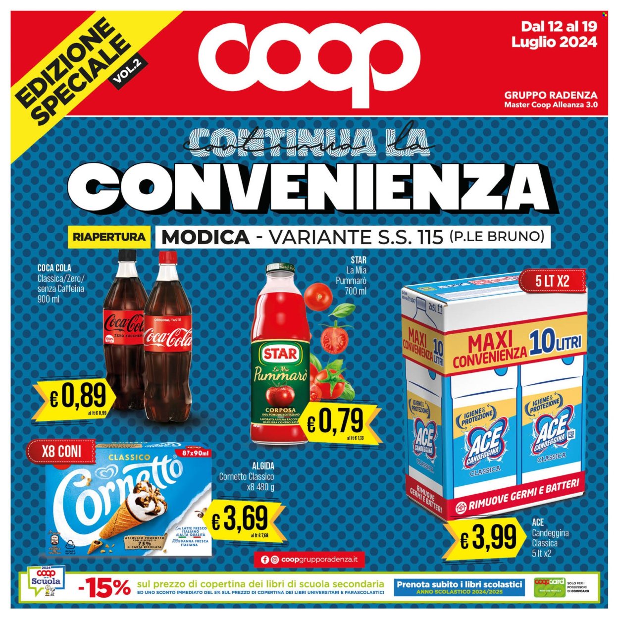 Leták Coop - 12.7.2024 - 19.7.2024. Strana 1