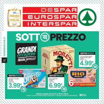 Volantino Despar - 15/7/2024 - 25/7/2024.