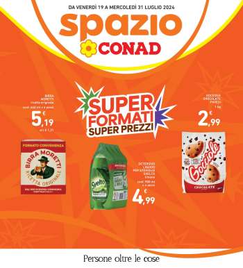 Volantino Spazio Conad - 19/7/2024 - 31/7/2024.
