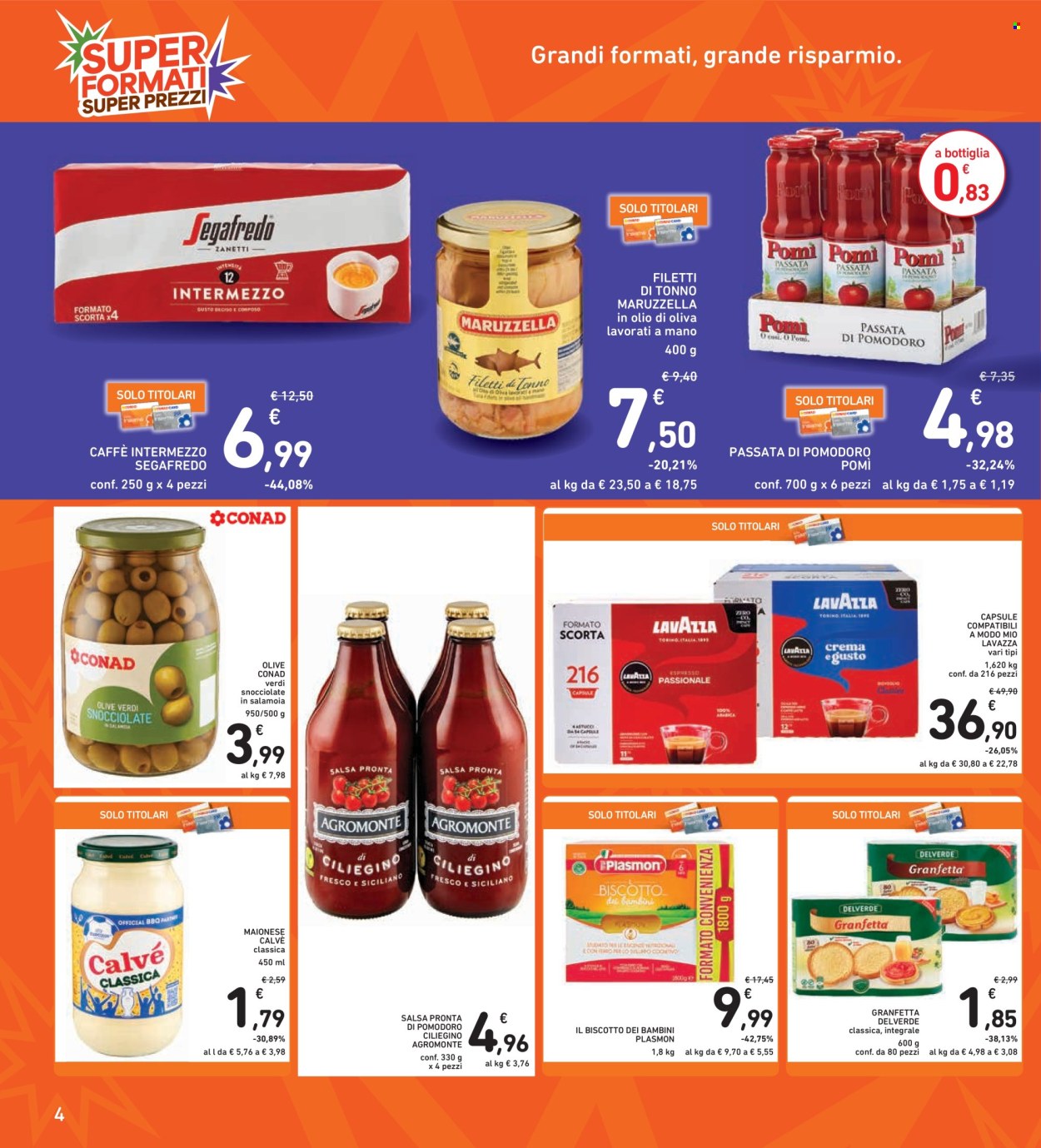 Volantino Spazio Conad - 19/7/2024 - 31/7/2024. Pagina 4