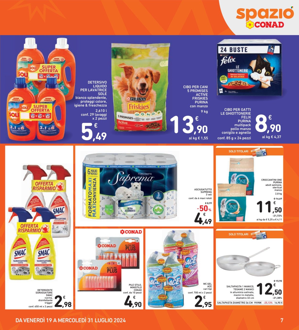 Leták Spazio Conad - 19.7.2024 - 31.7.2024. Strana 7