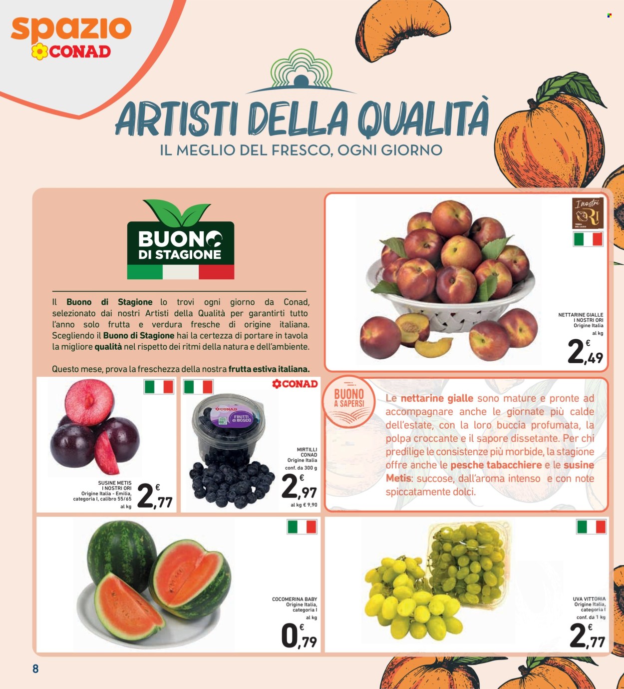 Volantino Spazio Conad - 19/7/2024 - 31/7/2024. Pagina 8