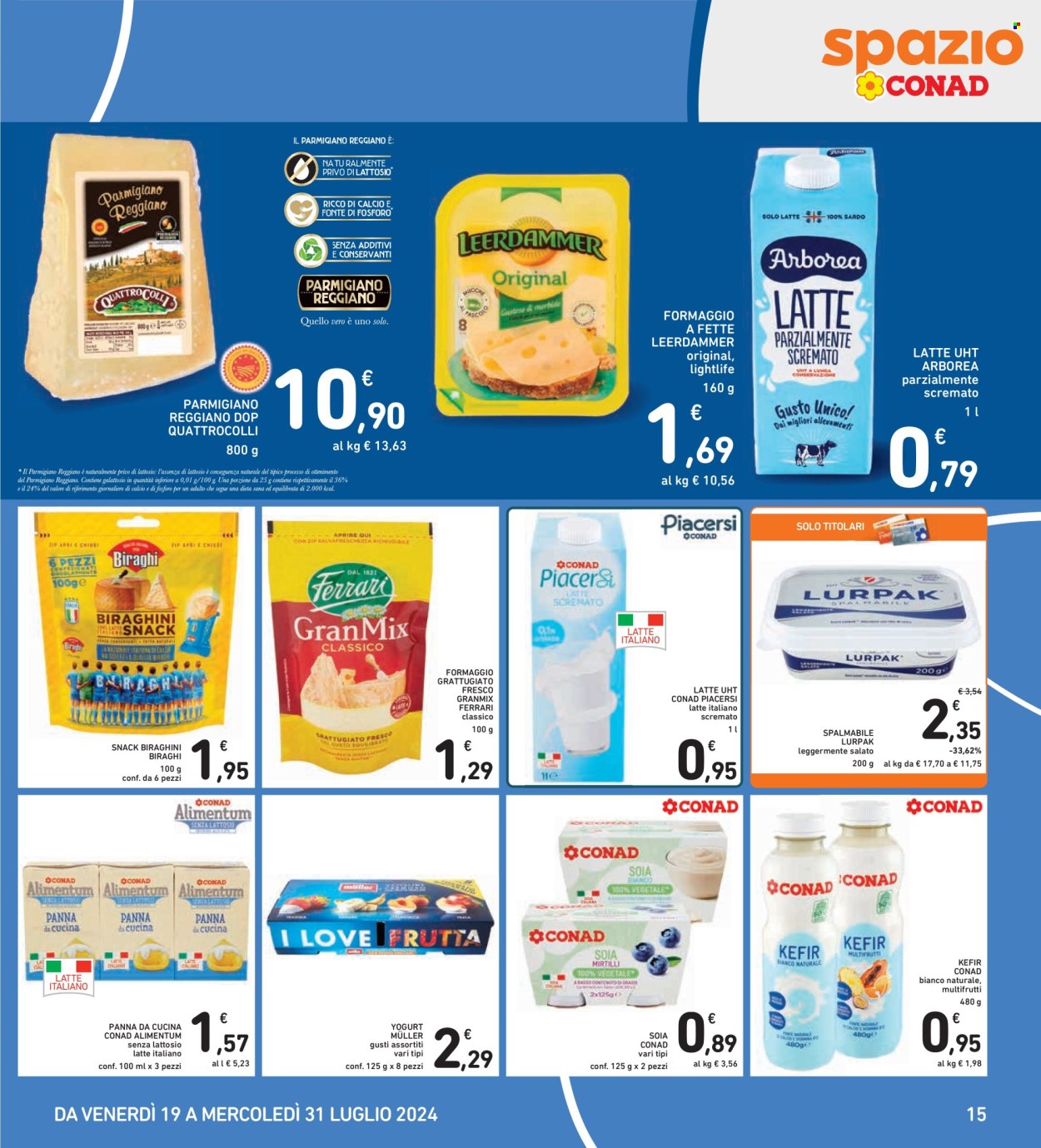 Volantino Spazio Conad - 19/7/2024 - 31/7/2024. Pagina 15