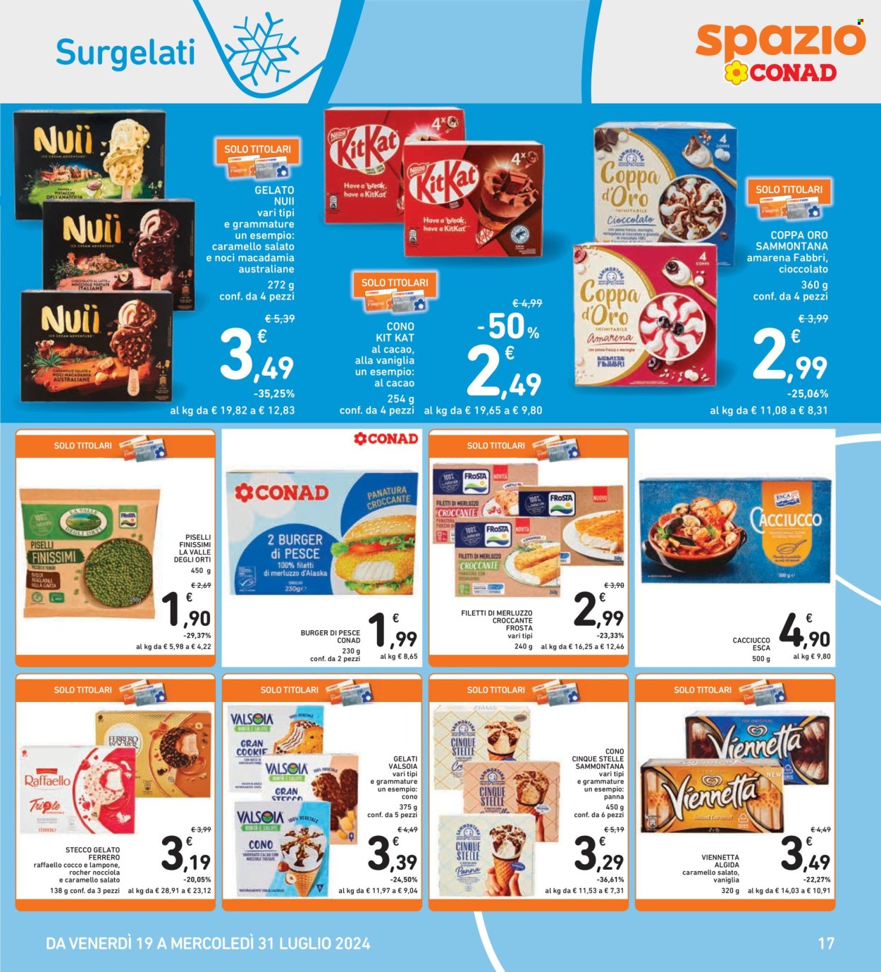 Leták Spazio Conad - 19.7.2024 - 31.7.2024. Strana 17
