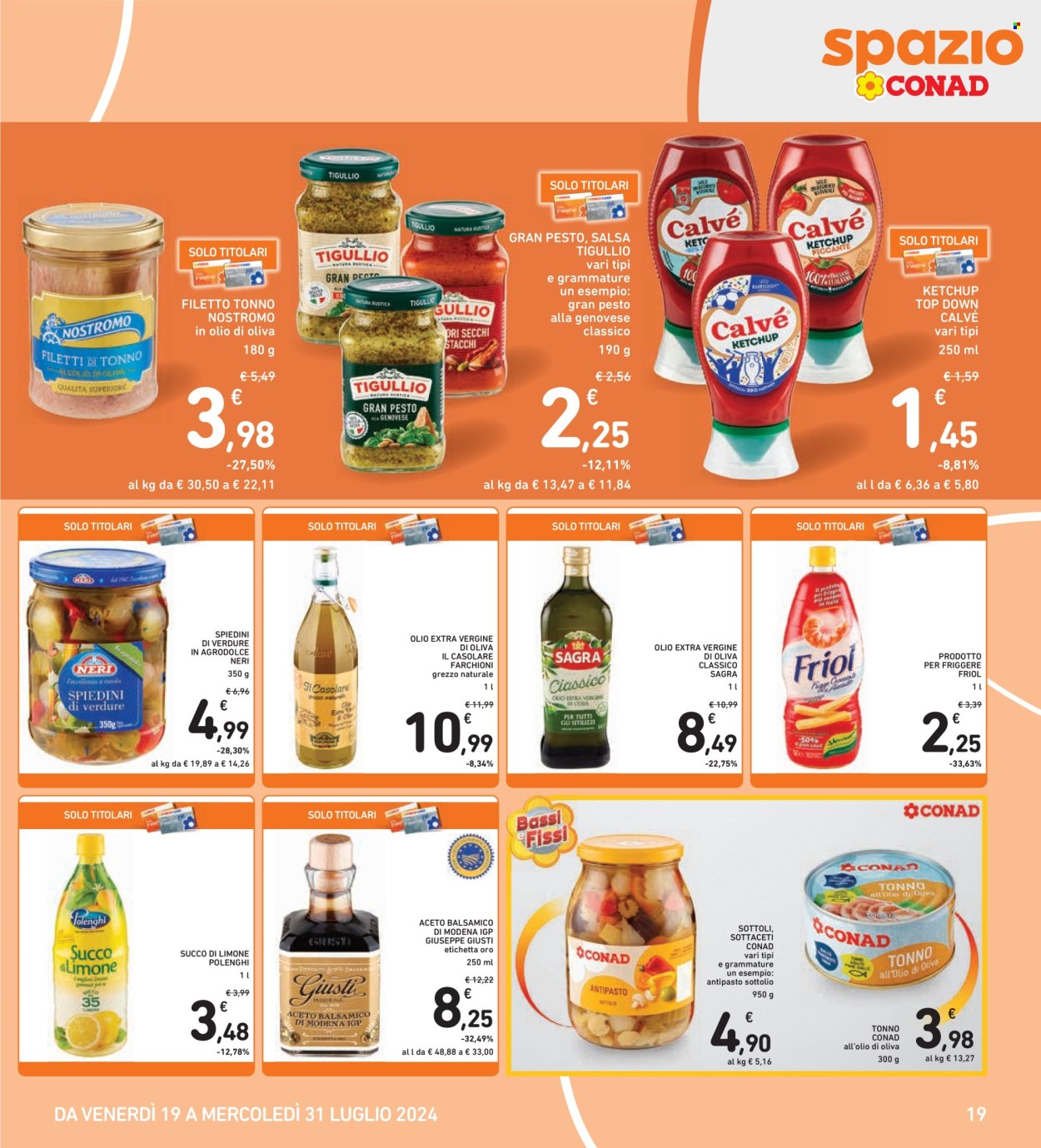 Leták Spazio Conad - 19.7.2024 - 31.7.2024. Strana 19