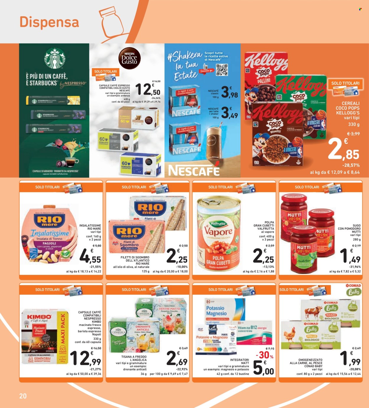 Leták Spazio Conad - 19.7.2024 - 31.7.2024. Strana 20