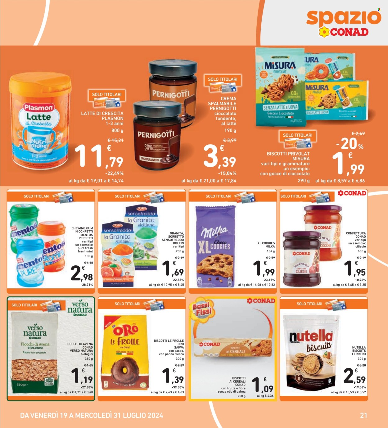 Volantino Spazio Conad - 19/7/2024 - 31/7/2024. Pagina 21