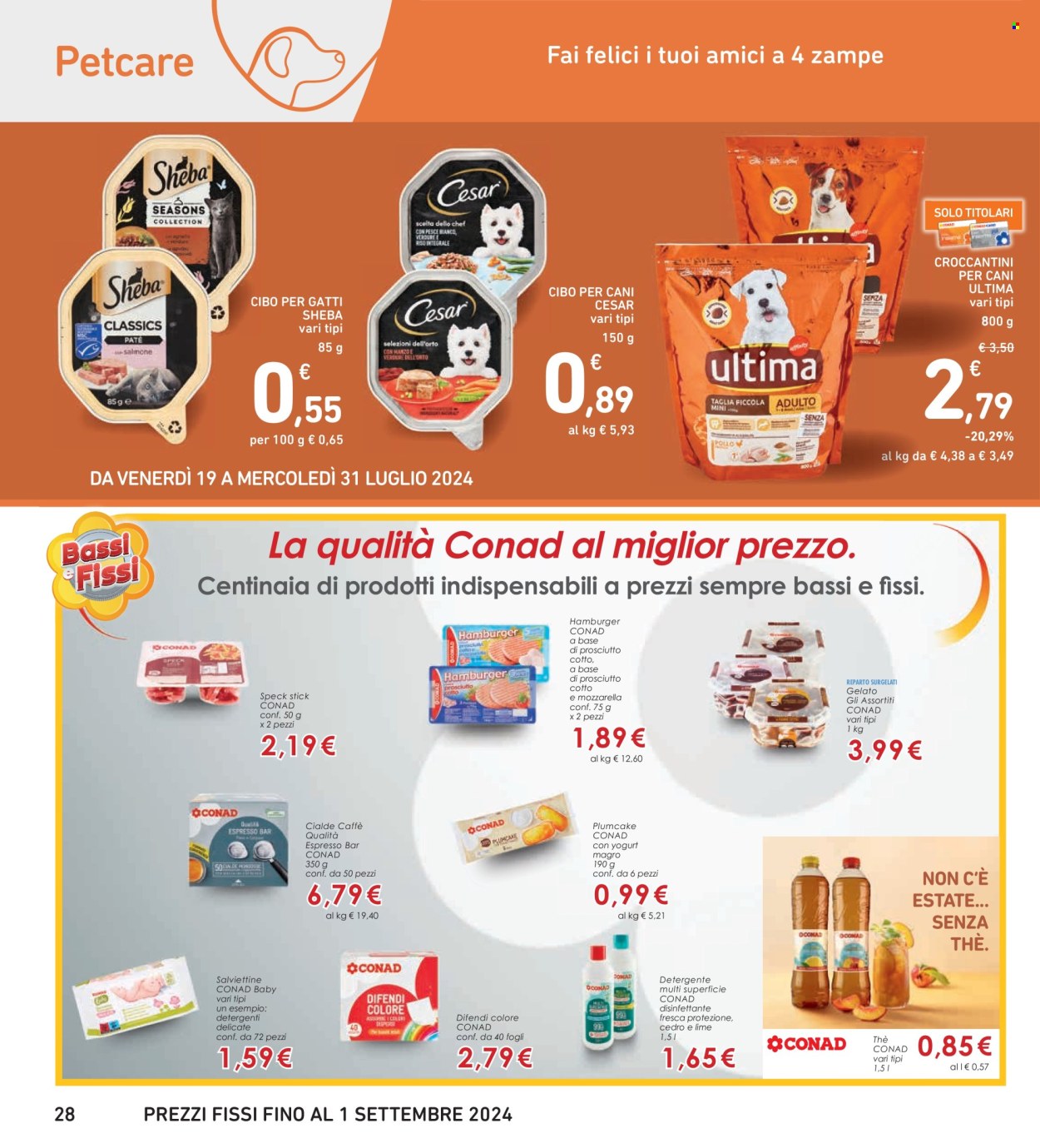 Leták Spazio Conad - 19.7.2024 - 31.7.2024. Strana 28