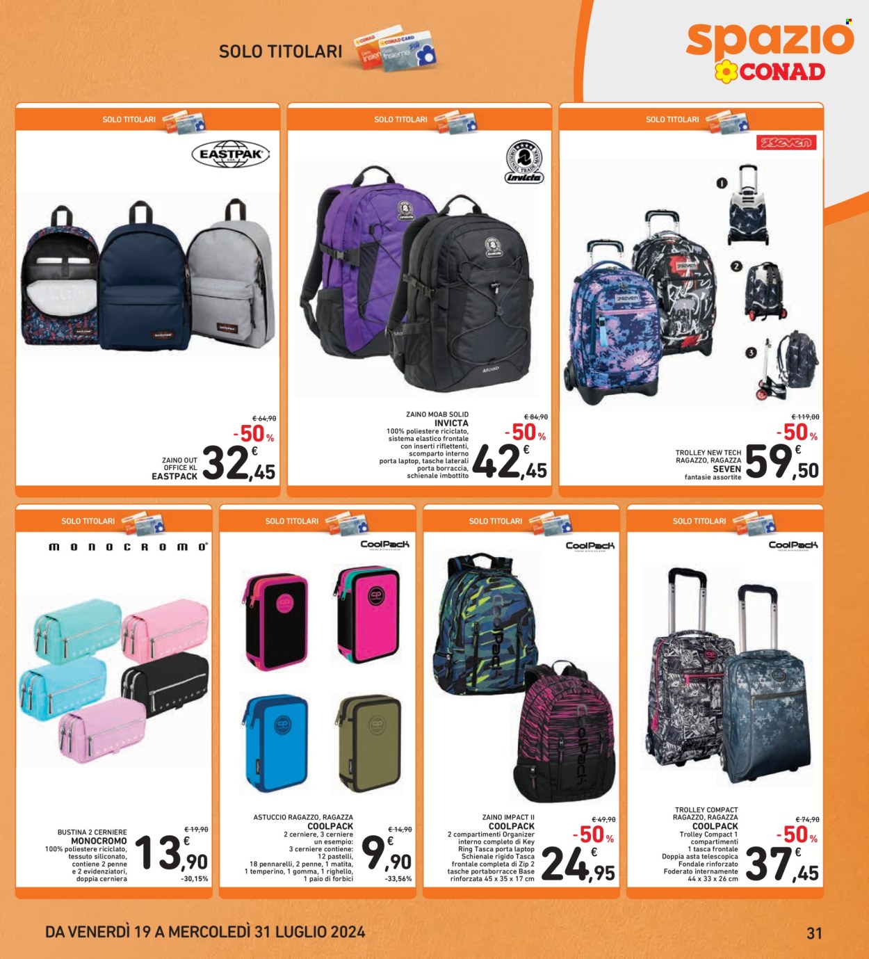 Leták Spazio Conad - 19.7.2024 - 31.7.2024. Strana 31