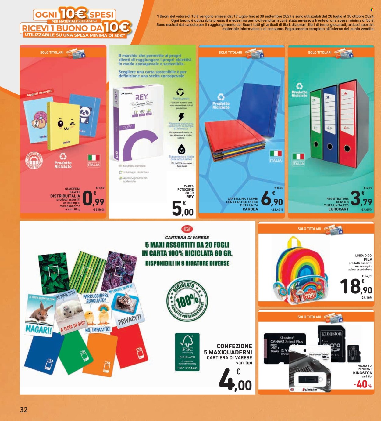 Volantino Spazio Conad - 19/7/2024 - 31/7/2024. Pagina 32