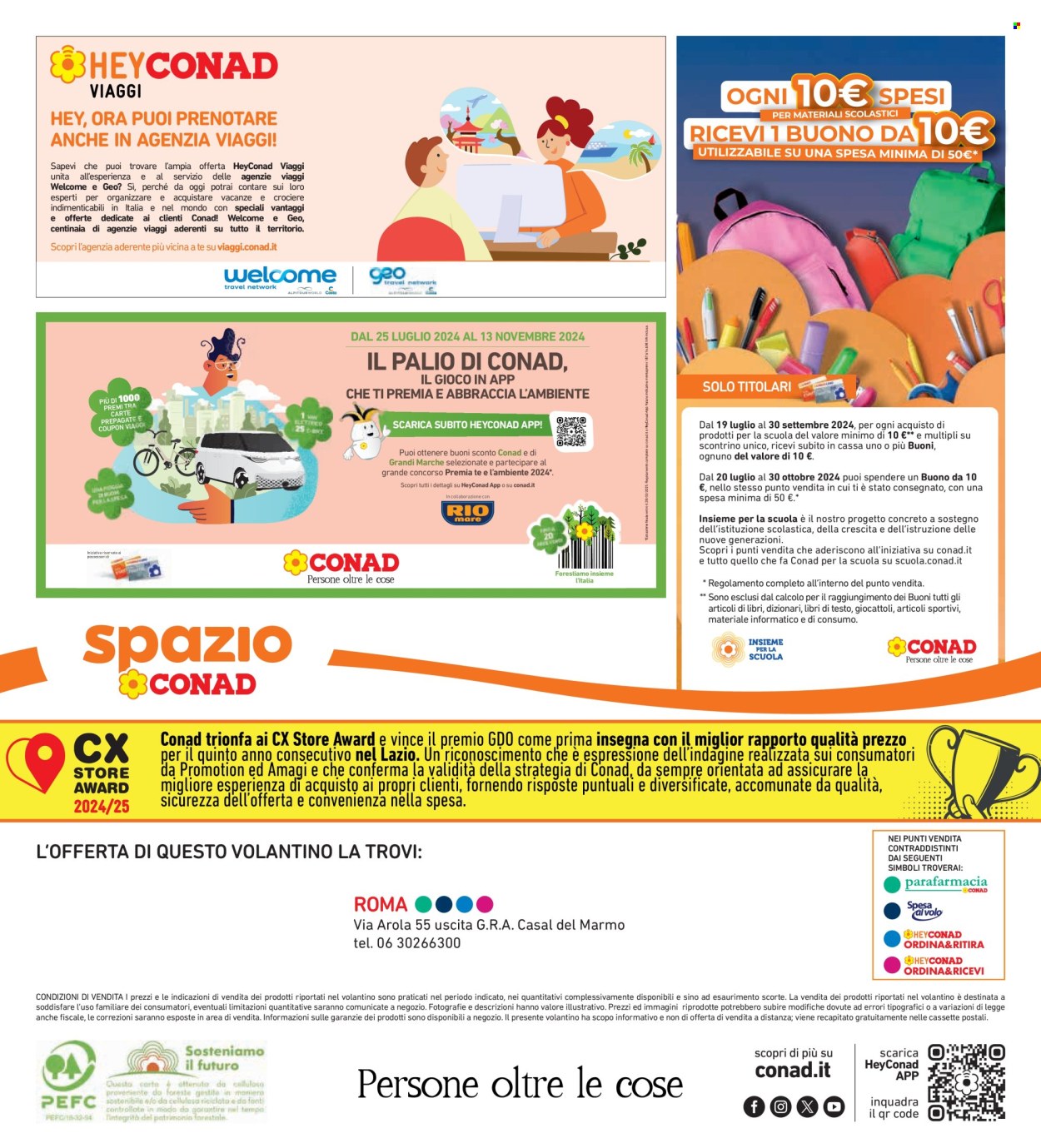 Leták Spazio Conad - 19.7.2024 - 31.7.2024. Strana 40