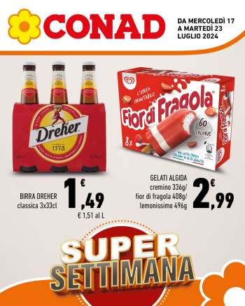 Volantino Conad - 17/7/2024 - 23/7/2024.