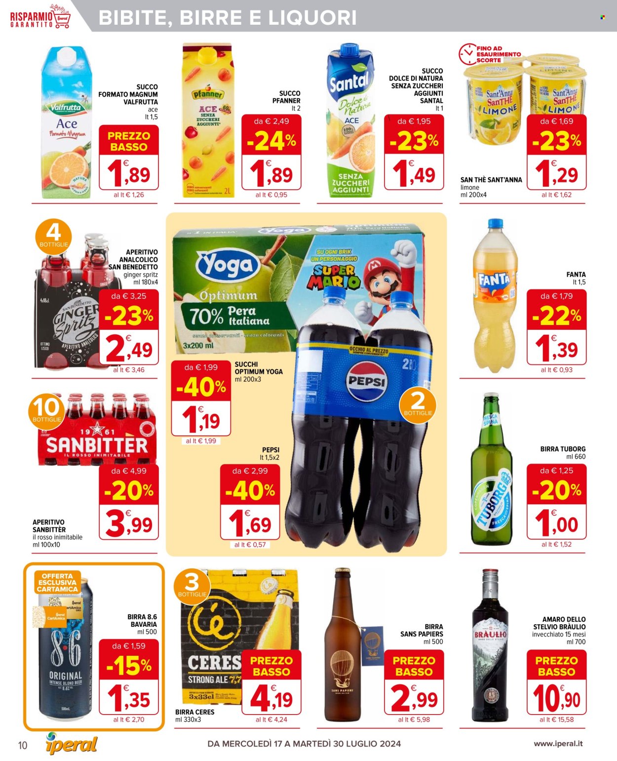 Volantino Iperal - 17/7/2024 - 30/7/2024. Pagina 10