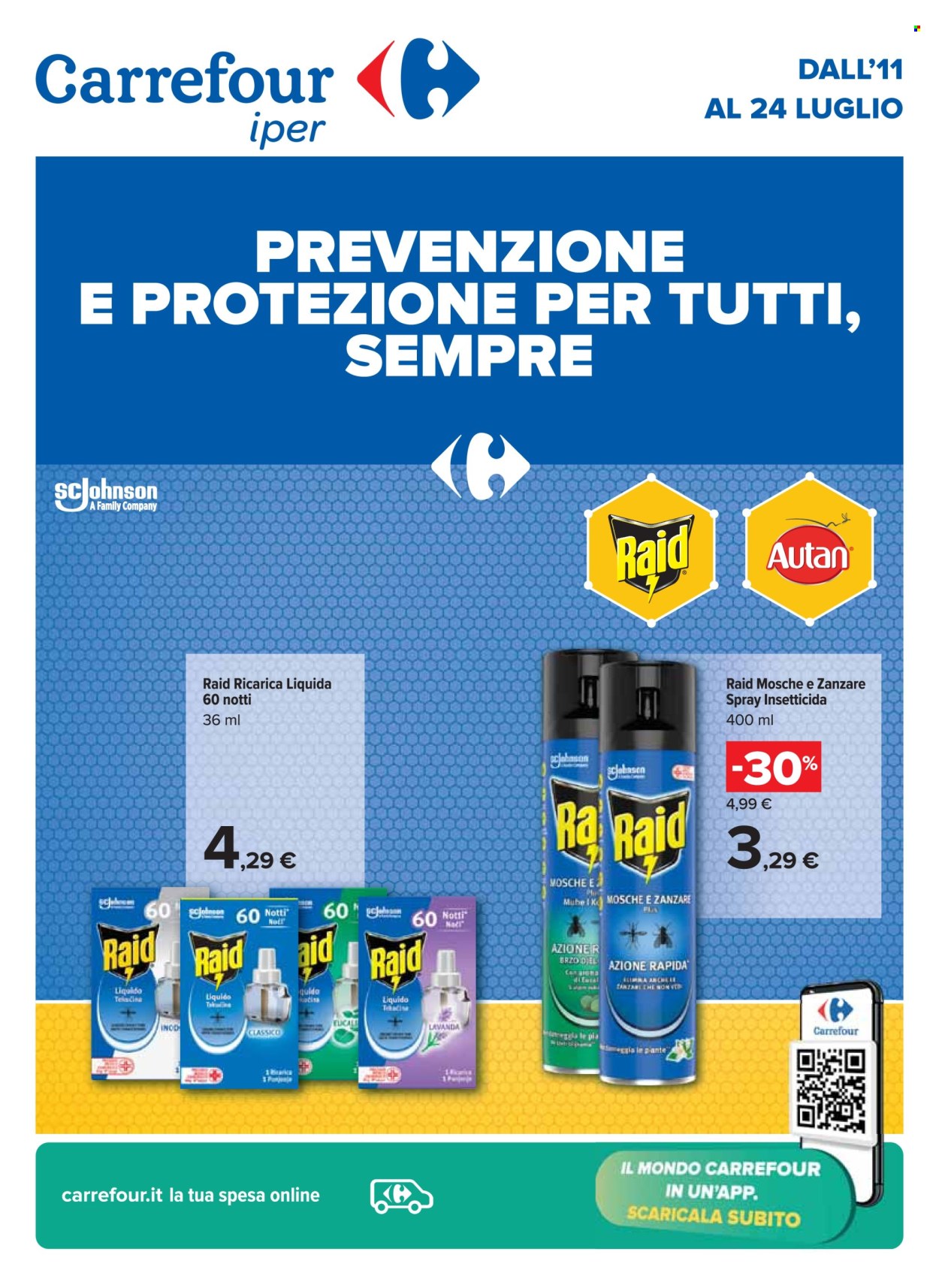 Volantino Carrefour - 11/7/2024 - 24/7/2024. Pagina 1
