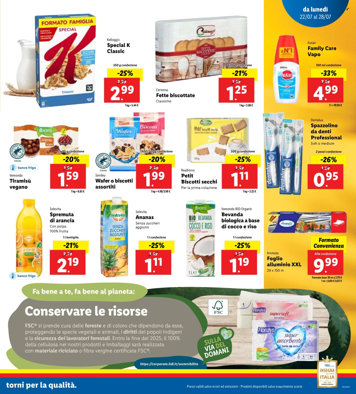 Volantino Lidl - 22/7/2024 - 28/7/2024. Pagina 9