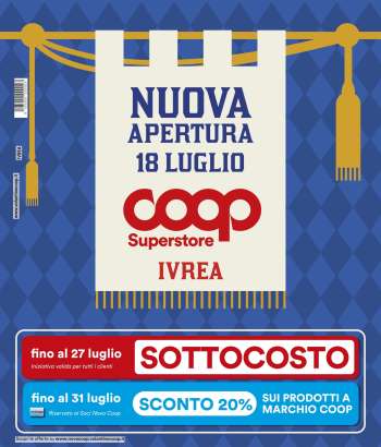 Volantino Coop - 18/7/2024 - 31/7/2024.
