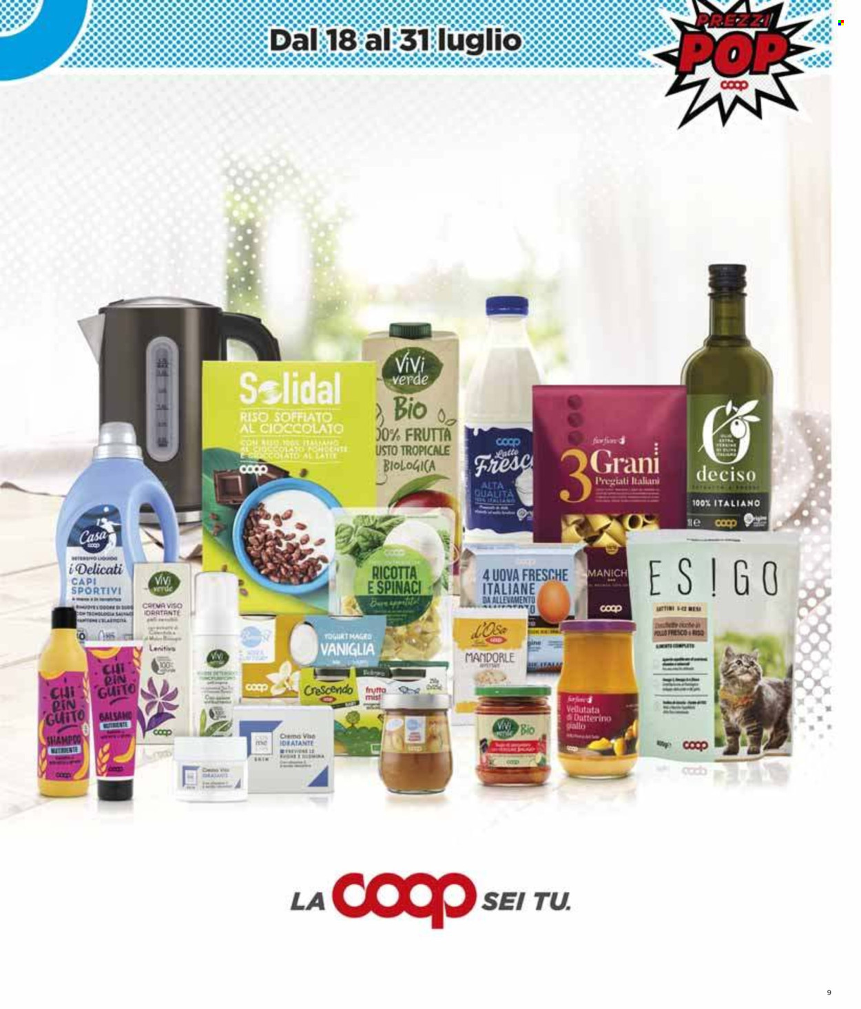 Leták Coop - 18.7.2024 - 31.7.2024. Strana 9