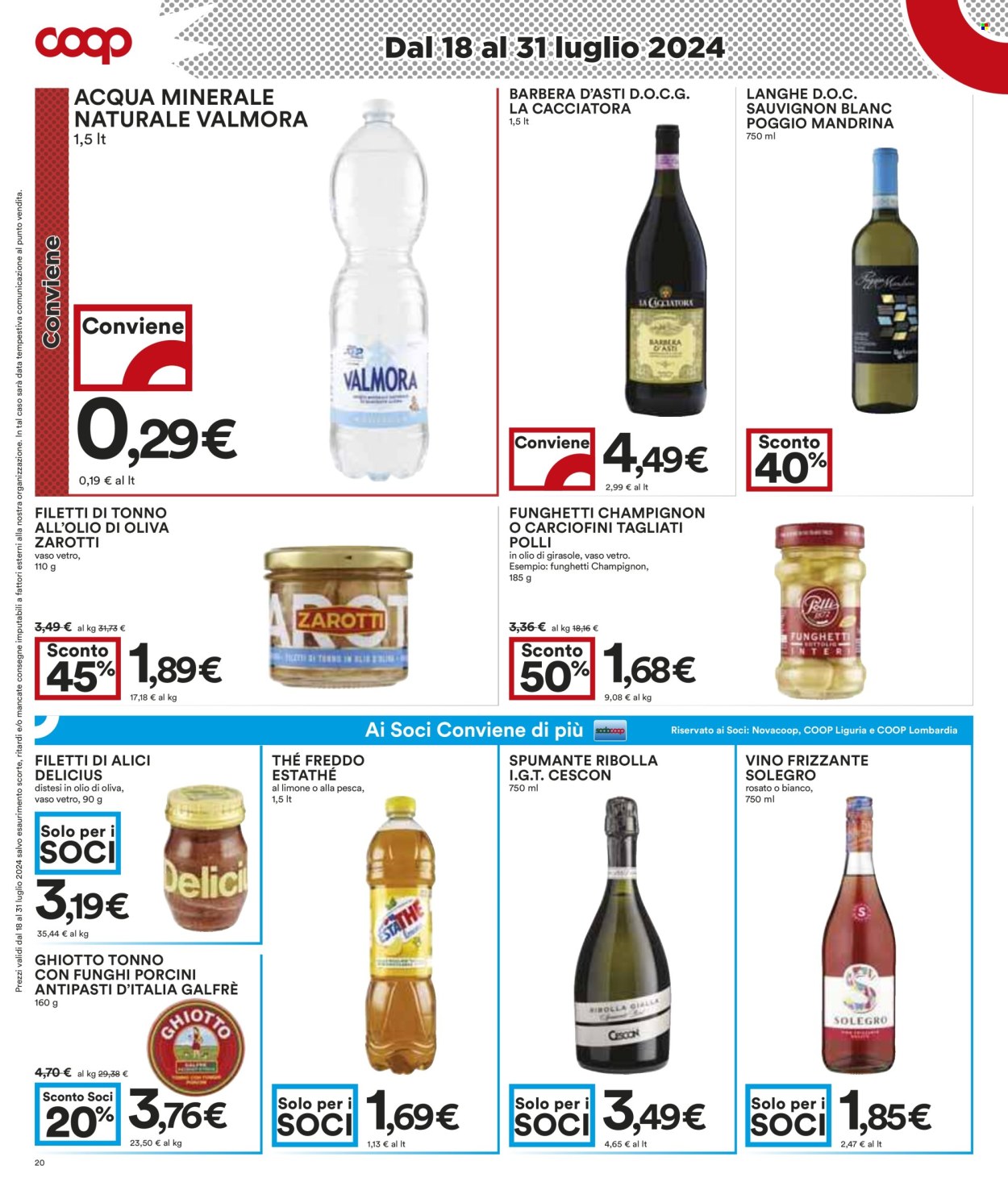 Leták Coop - 18.7.2024 - 31.7.2024. Strana 20