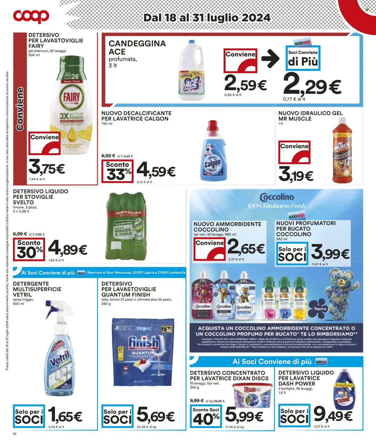 Leták Coop - 18.7.2024 - 31.7.2024. Strana 22