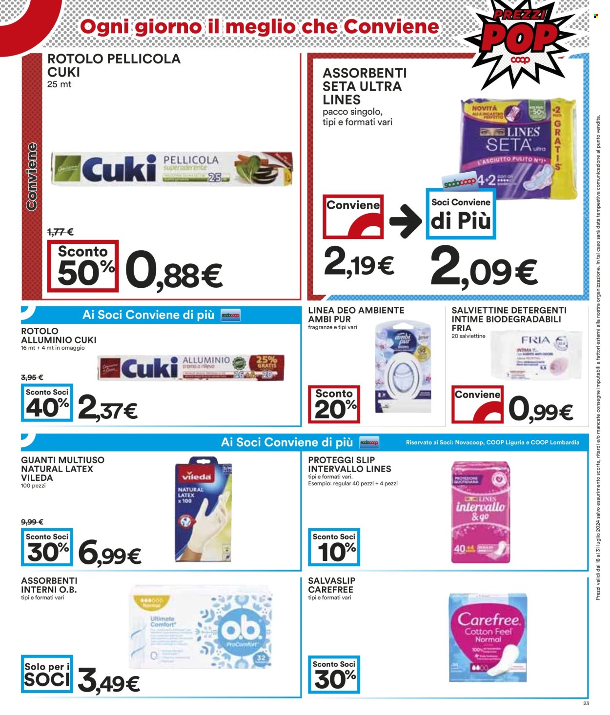 Leták Coop - 18.7.2024 - 31.7.2024. Strana 23
