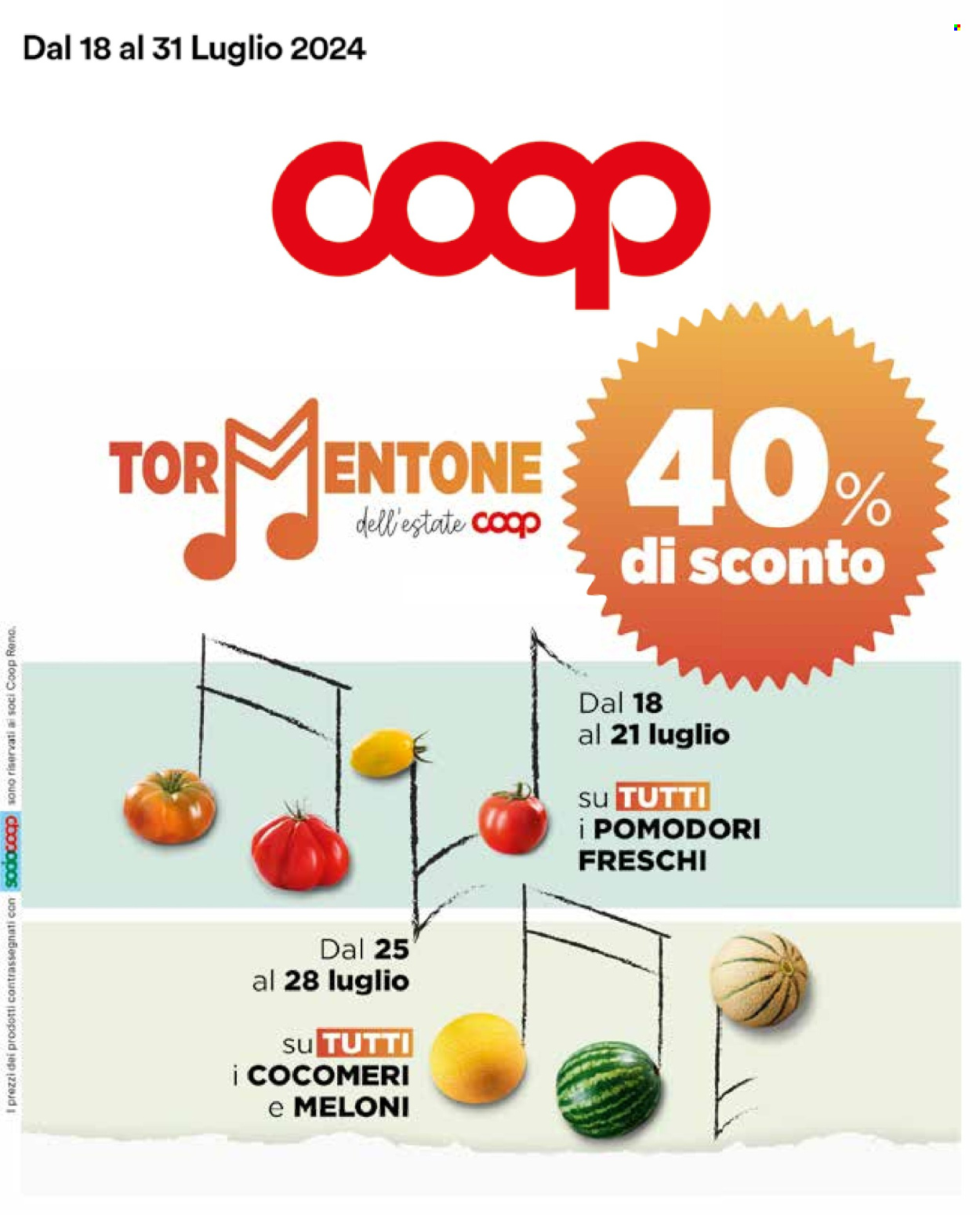 Leták Coop - 18.7.2024 - 31.7.2024. Strana 1