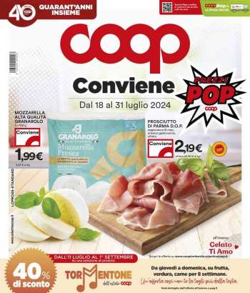 Volantino Coop - 18/7/2024 - 31/7/2024.