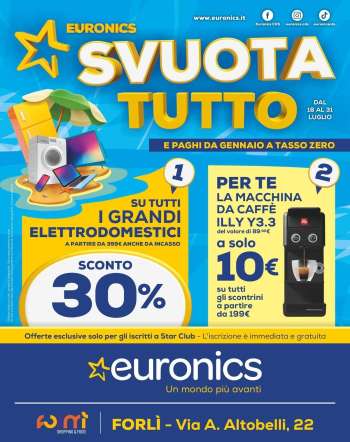 Volantino Euronics - 18/7/2024 - 31/7/2024.