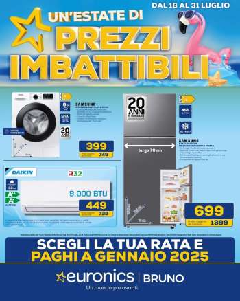 Volantino Euronics - 18/7/2024 - 31/7/2024.