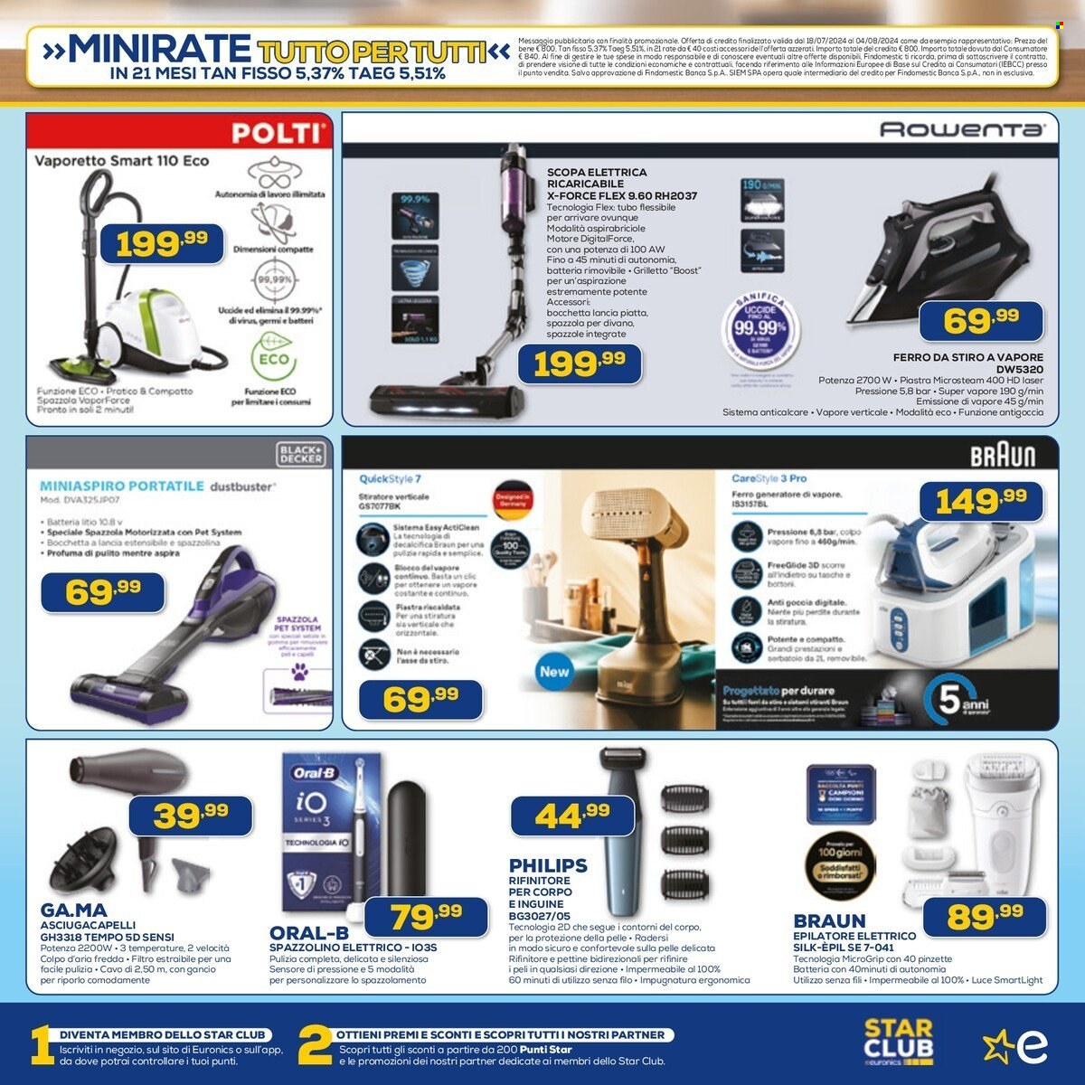 Volantino Euronics - 18/7/2024 - 4/8/2024. Pagina 13