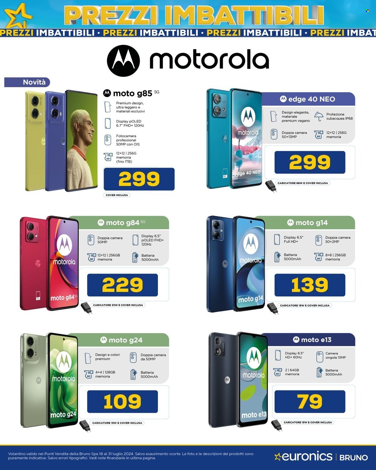 Volantino Euronics - 18/7/2024 - 31/7/2024. Pagina 29