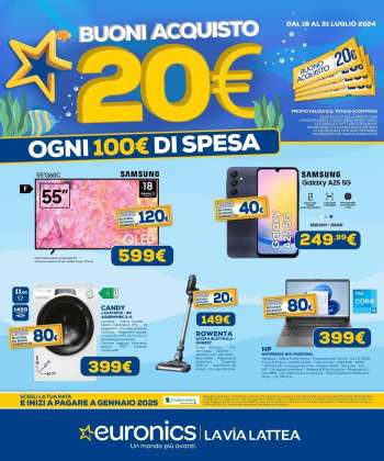 Volantino Euronics - 18/7/2024 - 31/7/2024.