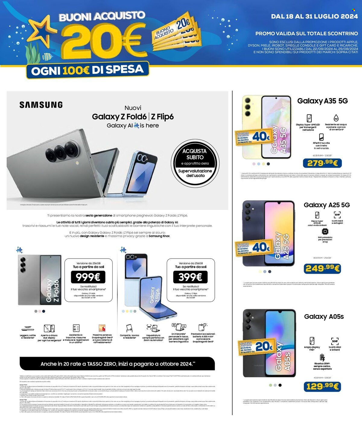 Volantino Euronics - 18/7/2024 - 31/7/2024. Pagina 3