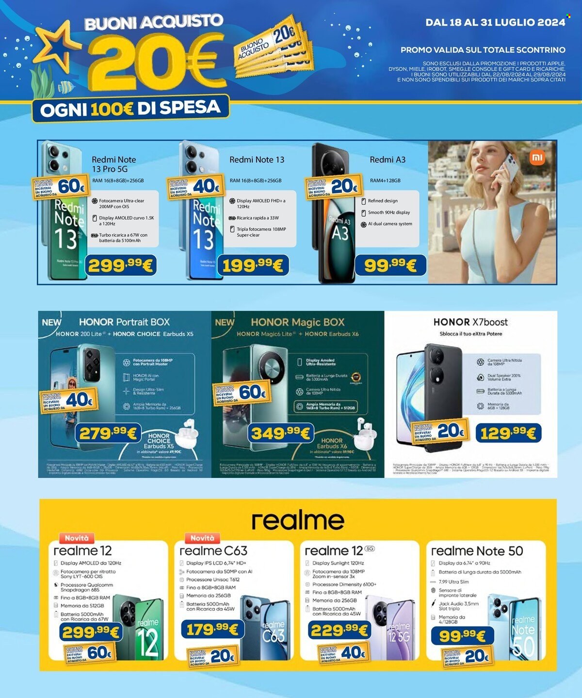 Volantino Euronics - 18/7/2024 - 31/7/2024. Pagina 6