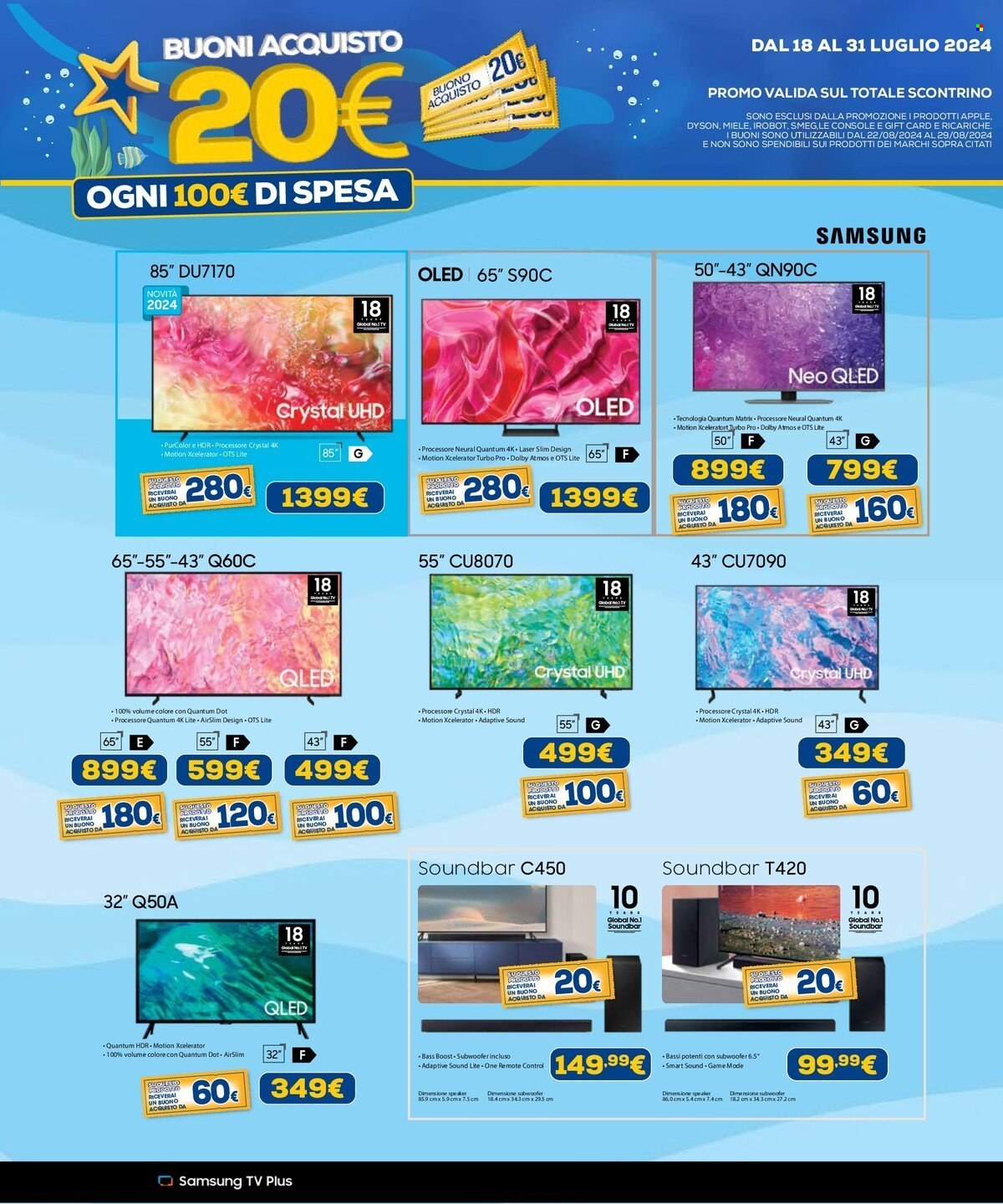 Volantino Euronics - 18/7/2024 - 31/7/2024. Pagina 17