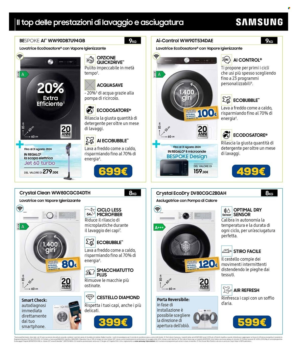 Volantino Euronics - 18/7/2024 - 31/7/2024. Pagina 28