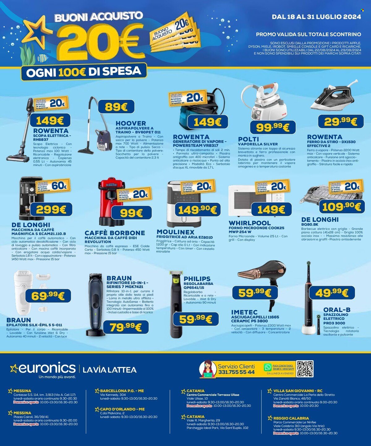 Volantino Euronics - 18/7/2024 - 31/7/2024. Pagina 36