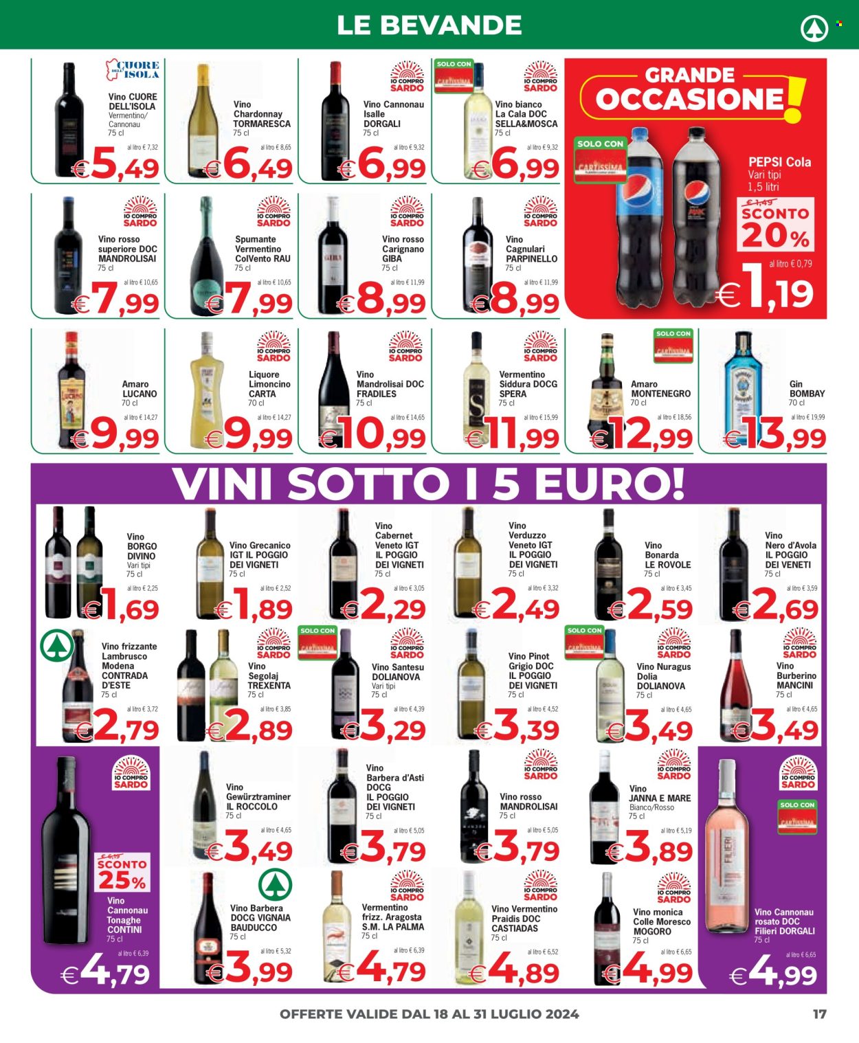 Volantino Despar - 18/7/2024 - 31/7/2024. Pagina 17