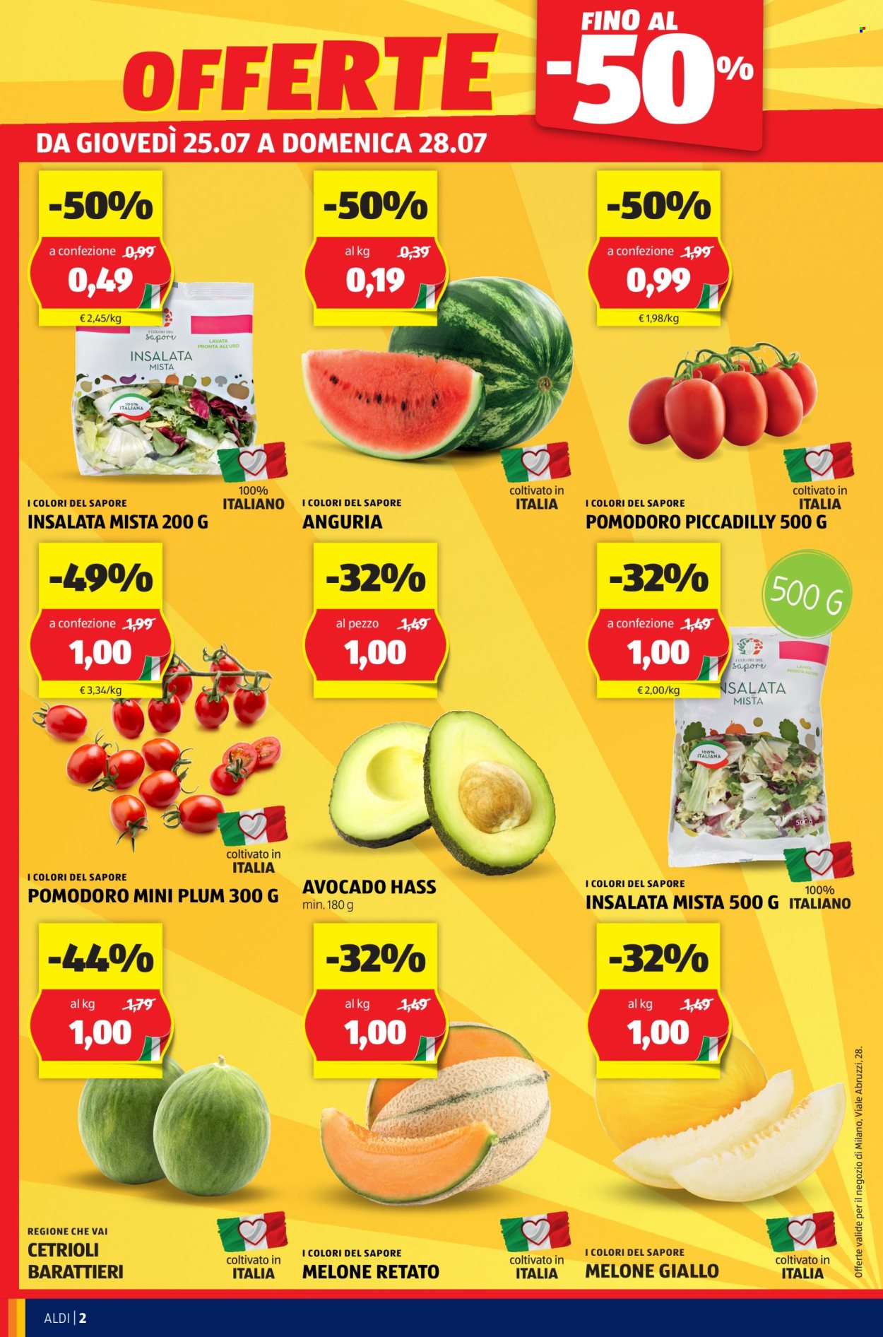 Volantino Aldi - 25/7/2024 - 3/8/2024. Pagina 2