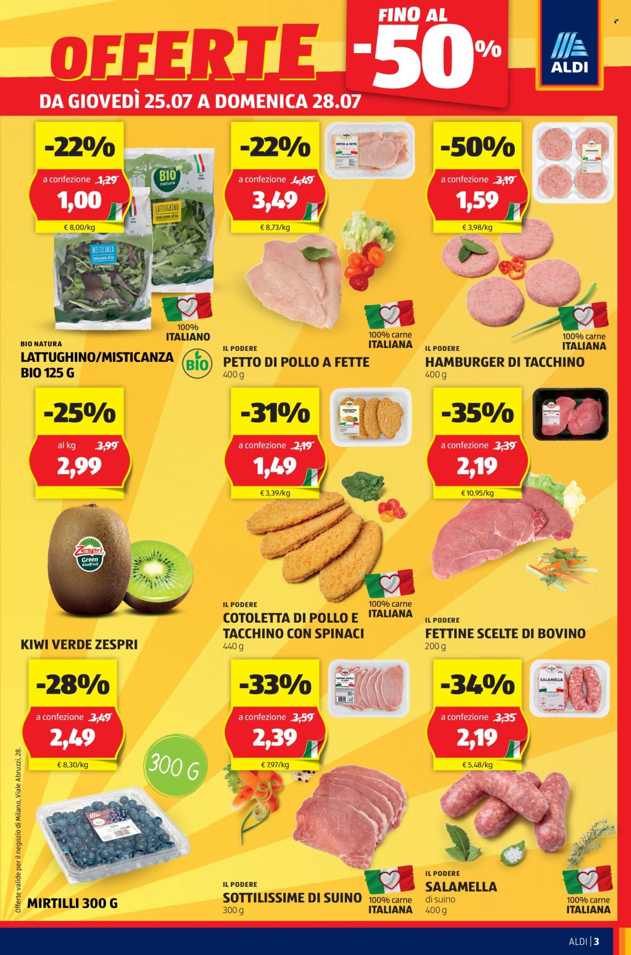 Volantino Aldi - 25/7/2024 - 3/8/2024. Pagina 3