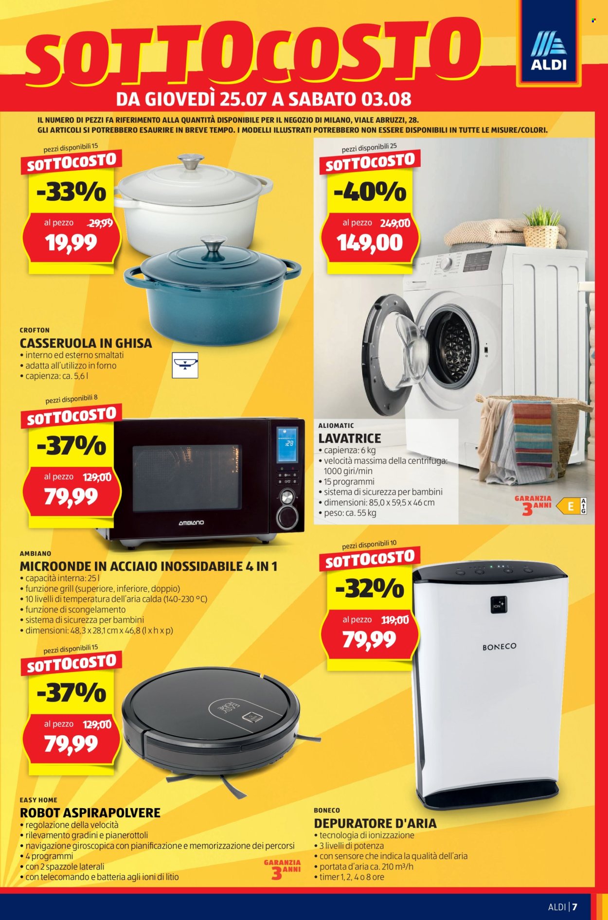Volantino Aldi - 25/7/2024 - 3/8/2024. Pagina 7